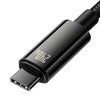 USB-C to USB-C cable Baseus Tungsten Gold 240W 1m (black) - USB-C to USB-C<<<USB cables<<<GSM