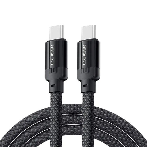 USB-C to USB-C cable Essager EXCTT1-YS01-P 100W 1m (black) - USB-C to USB-C<<<USB cables<<<GSM Accessories<<<InnproXML