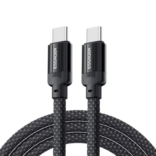 USB-C to USB-C cable Essager EXCTT3-YS01-P 240W 1m (black) - USB-C to USB-C<<<USB cables<<<GSM Accessories<<<InnproXML
