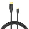 USB-C to DisplayPort 1.4 Cable Vention CGYBH 2m 8K 60Hz/4K 120Hz (black) - Video cables<<<Cables<<<IT