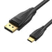 USB-C to DisplayPort 1.4 Cable Vention CGYBH 2m 8K 60Hz/4K 120Hz (black) - Video cables<<<Cables<<<IT