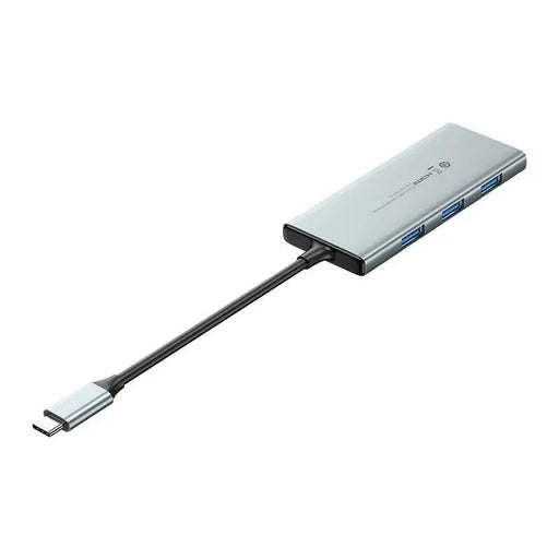 USB-C to HDMI 3x USB 3.0 SD TF PD Hub Vention TOPHB 0.15m Gray - Hubs<<<IT Accessories<<<InnproXML