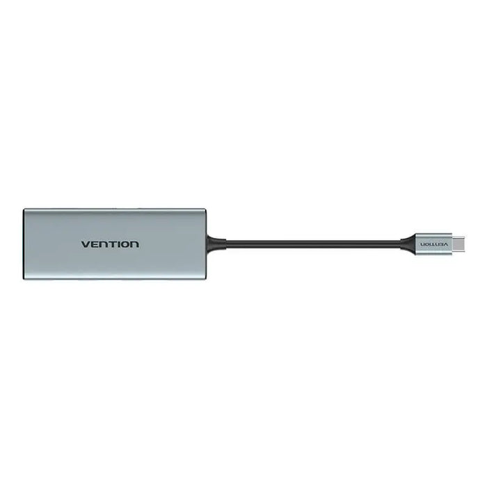 USB-C to HDMI 3x USB 3.0 SD TF PD Hub Vention TOPHB 0.15m Gray - Hubs<<<IT Accessories<<<InnproXML