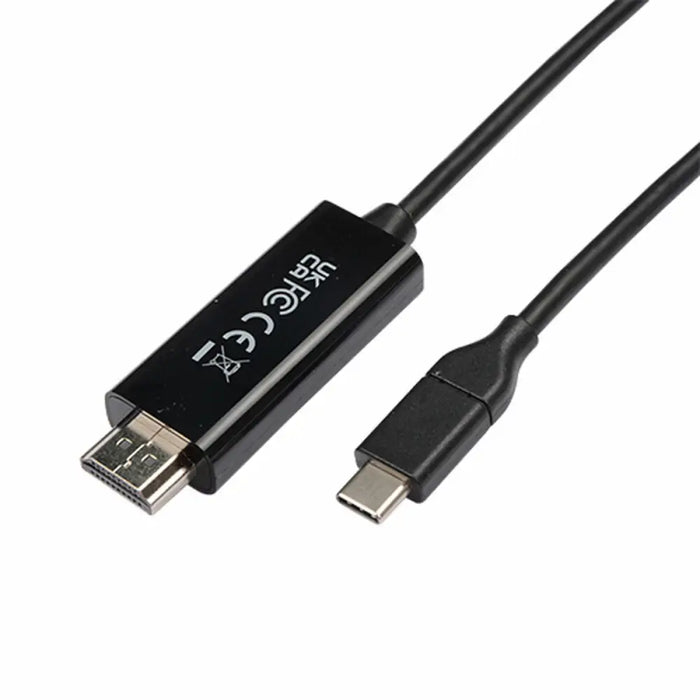 USB-C to HDMI Adapter V7 V7UCHDMI-1M Black 1 m - Компютър Кабели и адаптери<<<Компютри|