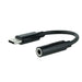 USB-C to Jack 3.5 mm Adapter NANOCABLE 10.24.1205 11 cm Black - Електроника Телевизори<<<Компютри|