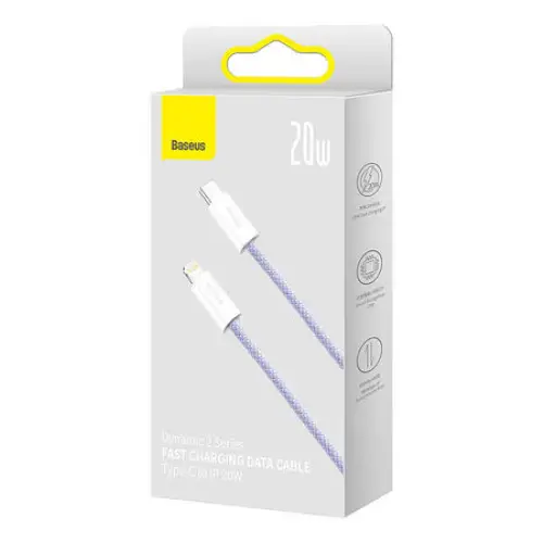 USB-C to Lightning cable Baseus Dynamic 2 Series 20W 2m (purple) - USB-C to Lightning<<<USB cables<<<GSM