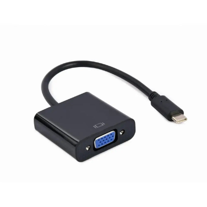 USB C to VGA Adapter GEMBIRD A-CM-VGAF-01 - Компютър Кабели и адаптери<<<Компютри|