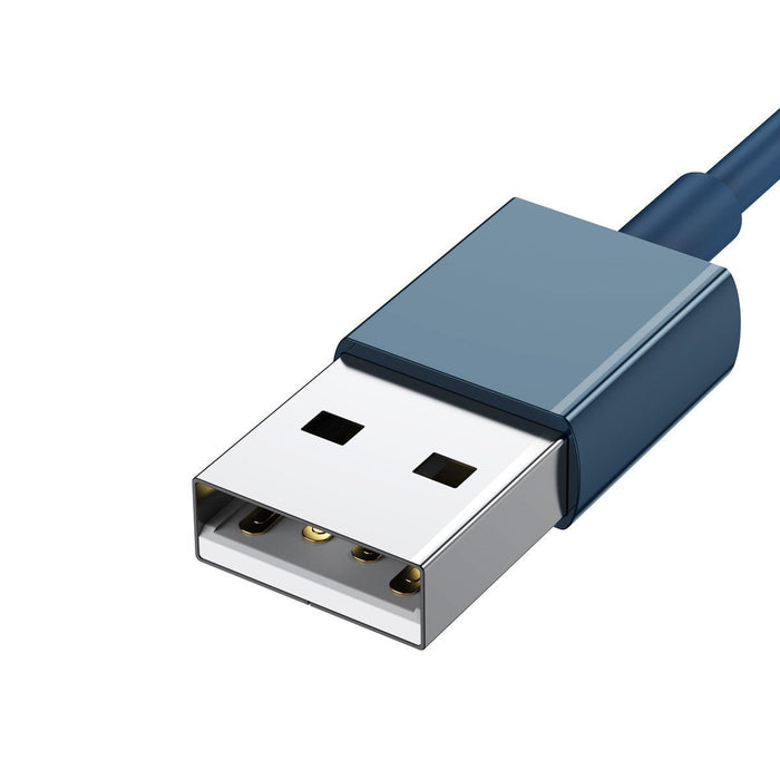 USB cable 3in1 Baseus Superior Series USB to micro USB / USB-C / Lightning 3.5A 1.5m (blue) - Combo Cables<<<USB