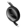 USB Cable Baseus Free2Pull USB-C to iP 20W 1m (black) - USB-C to Lightning<<<USB cables<<<GSM