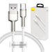 USB cable for USB-C Baseus Cafule 66W 1m (white) - USB to USB-C<<<USB cables<<<GSM Accessories<<<InnproXML