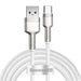 USB cable for USB-C Baseus Cafule 66W 2m (white) - USB to USB-C<<<USB cables<<<GSM Accessories<<<InnproXML