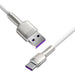 USB cable for USB-C Baseus Cafule 66W 2m (white) - USB to USB-C<<<USB cables<<<GSM Accessories<<<InnproXML