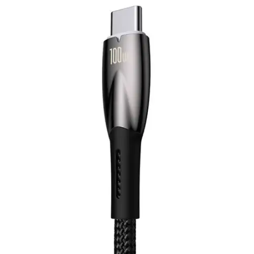 USB cable for USB-C Baseus Glimmer Series 100W 1m (Black) - USB to USB-C<<<USB cables<<<GSM