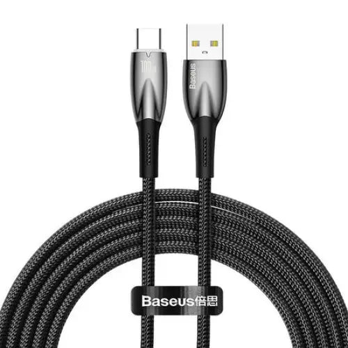 USB cable for USB-C Baseus Glimmer Series 100W 2m (Black) - USB to USB-C<<<USB cables<<<GSM