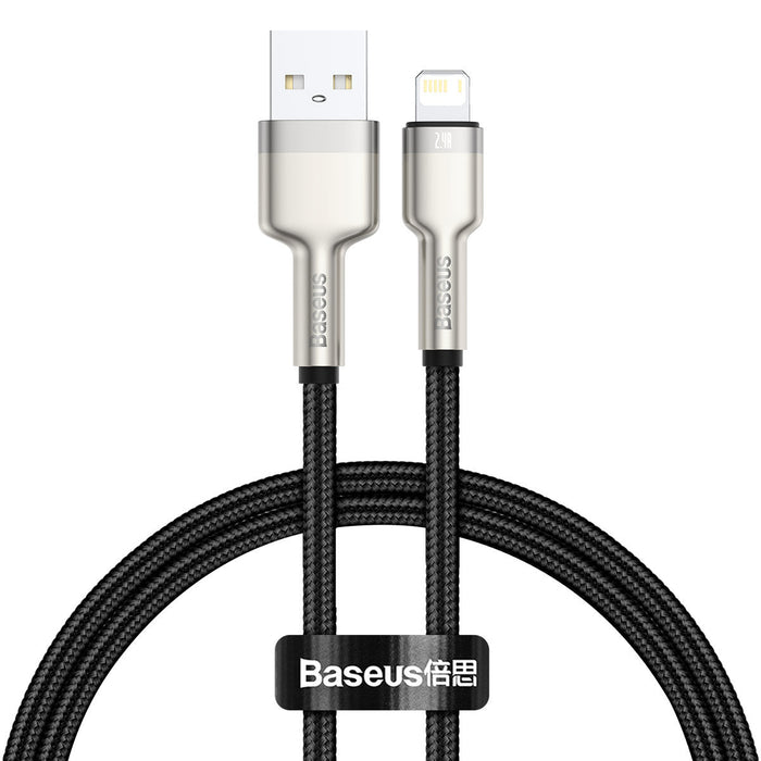 USB cable for Lightning Baseus Cafule 2.4A 0,25m (black) - USB to Lightning<<<USB cables<<<GSM