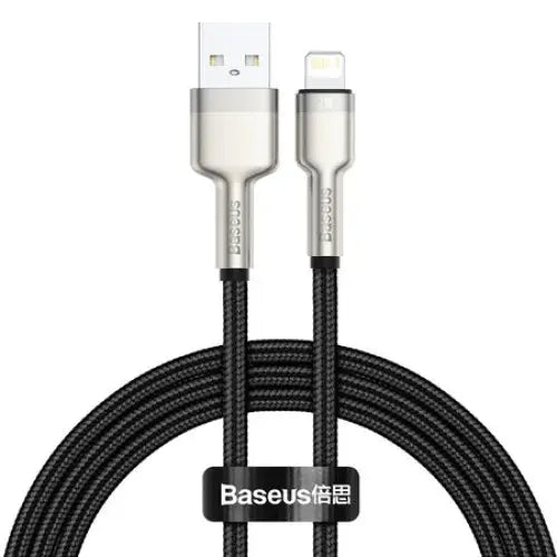 USB cable for Lightning Baseus Cafule 2.4A 1m (black) - USB to Lightning<<<USB cables<<<GSM
