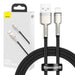 USB cable for Lightning Baseus Cafule 2.4A 1m (black) - USB to Lightning<<<USB cables<<<GSM