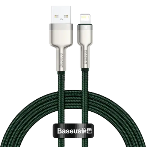 USB cable for Lightning Baseus Cafule 2.4A 1m (green) - USB to Lightning<<<USB cables<<<GSM Accessories<<<InnproXML