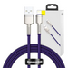 USB cable for Lightning Baseus Cafule 2.4A 1m (purple) - USB to Lightning<<<USB cables<<<GSM Accessories<<<InnproXML