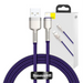 USB cable for Lightning Baseus Cafule 2.4A 1m (purple) - USB to Lightning<<<USB cables<<<GSM Accessories<<<InnproXML