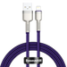 USB cable for Lightning Baseus Cafule 2.4A 1m (purple) - USB to Lightning<<<USB cables<<<GSM Accessories<<<InnproXML