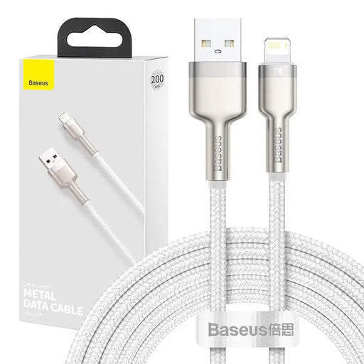 USB cable for Lightning Baseus Cafule 2.4A 2m (white) - USB to Lightning<<<USB cables<<<GSM Accessories<<<InnproXML