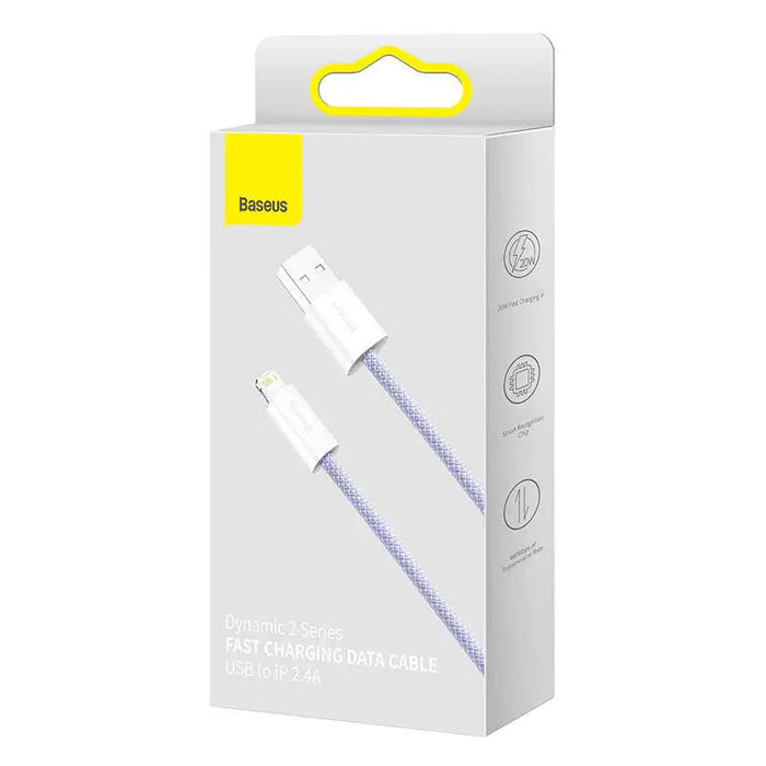 USB cable for Lightning Baseus Dynamic 2 Series 2.4A 1m (purple) - USB to Lightning<<<USB cables<<<GSM