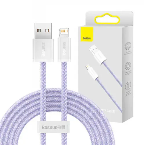 USB cable for Lightning Baseus Dynamic 2 Series 2.4A 2m (purple) - USB to Lightning<<<USB cables<<<GSM