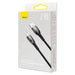 USB cable for Lightning Baseus Glimmer Series 2.4A 1m (Black) - USB to Lightning<<<USB cables<<<GSM