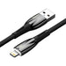 USB cable for Lightning Baseus Glimmer Series 2.4A 1m (Black) - USB to Lightning<<<USB cables<<<GSM