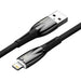 USB cable for Lightning Baseus Glimmer Series 2.4A 1m (Black) - USB to Lightning<<<USB cables<<<GSM