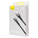 USB cable for Lightning Baseus Glimmer Series 2.4A 1m (Black) - USB to Lightning<<<USB cables<<<GSM