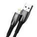 USB cable for Lightning Baseus Glimmer Series 2.4A 2m (Black) - USB to Lightning<<<USB cables<<<GSM