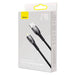 USB cable for Lightning Baseus Glimmer Series 2.4A 2m (Black) - USB to Lightning<<<USB cables<<<GSM