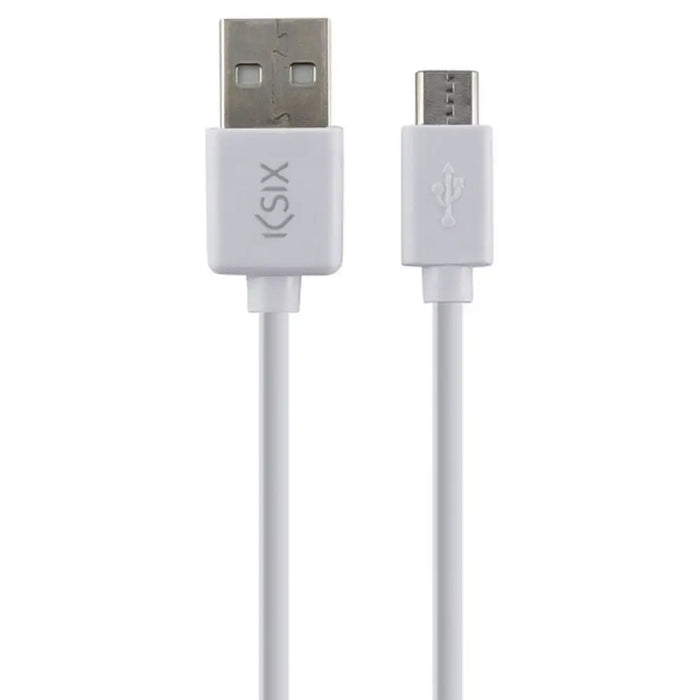 USB Cable to Micro USB KSIX 1 m - Компютър Кабели и адаптери<<<Компютри| Електроника<<<BigBuy&&&USB кабели<<<Компютър