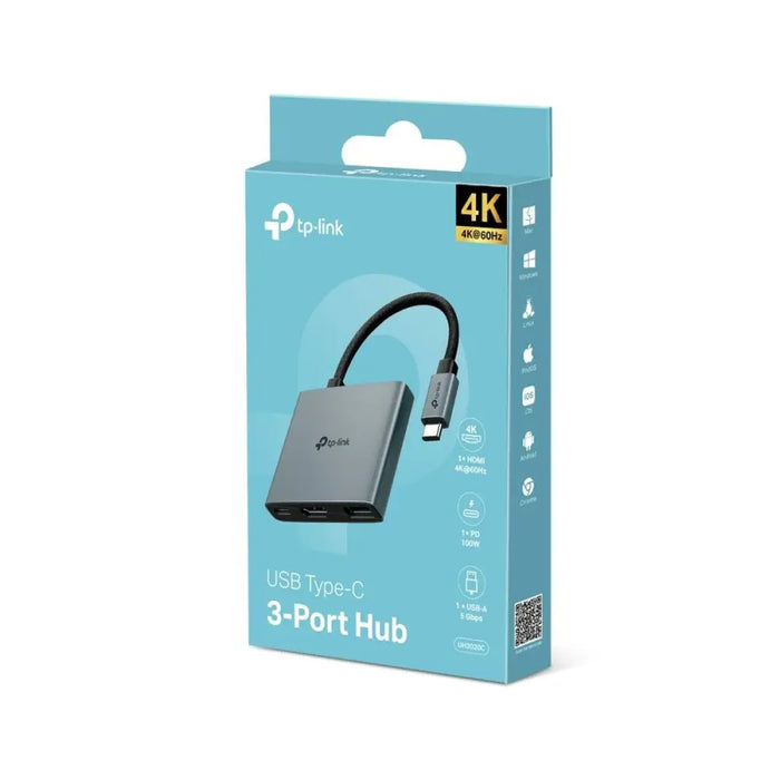 USB Cable TP-Link UH3020C 100 W Black Grey - HUB USB<<<Компютър Мрежи и компоненти<<<Компютри|