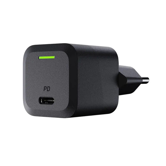 USB Charger Green Cell PowerGaN 33 W PD 3.0 QC 3.0 1x USB-C black - ChargersLAD-SIC<<<Power supplies