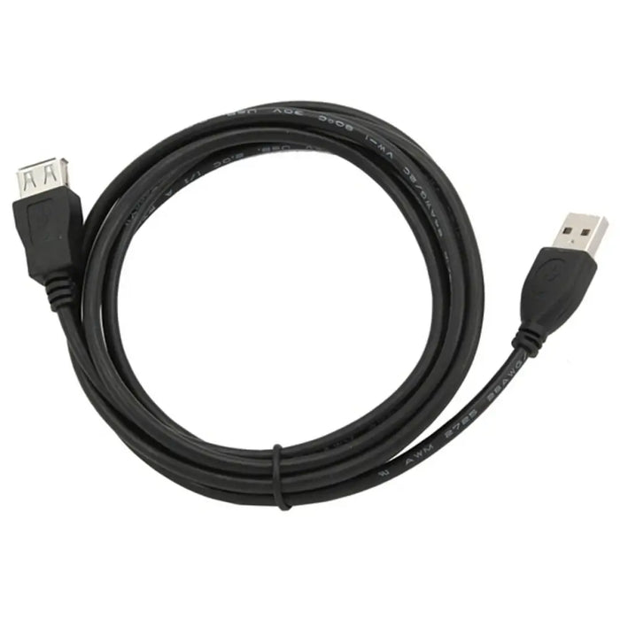 USB Extension Cable GEMBIRD 1.8m USB 2.0 A M/FM (1,8 m) Black 1,8 m - USB зарядни и кабели<<<Електроника Телефони и