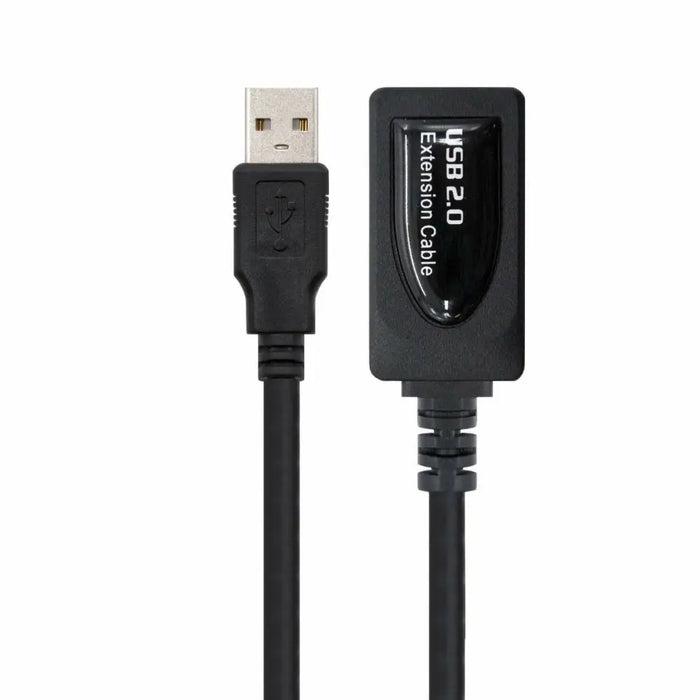 USB Extension Cable NANOCABLE 10.01.0213 Black 15 m - Компютър Кабели и адаптери<<<Компютри| Електроника<<<BigBuy&&&USB
