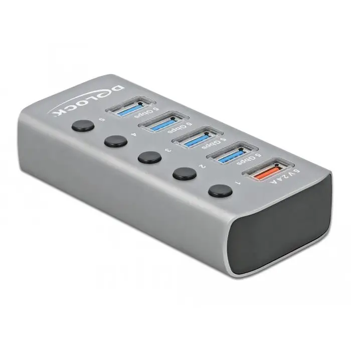 USB Hub 4 ports DELOCK-63262 - USB хъбове<<<Компютърна периферия<<<ValiAPI