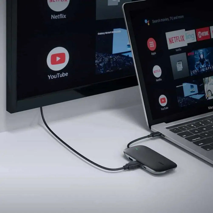 USB Hub Aukey CB-C71 Black 100 W - HUB USB<<<Компютър Мрежи и компоненти<<<Компютри| Електроника<<<BigBuy&&&USB