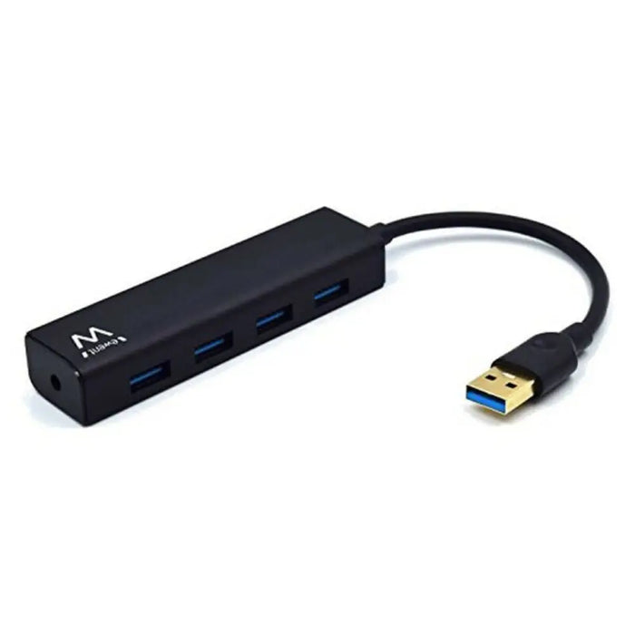 USB Hub Ewent EW1136 4 x USB 3.0 Black 3600 W - Компютър Мрежи и компоненти<<<Компютри| Електроника<<<BigBuy&&&HUB