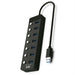 USB Hub Ewent EW1147 Black - Компютър Мрежи и компоненти<<<Компютри| Електроника<<<BigBuy&&&HUB USB<<<Компютър Мрежи и