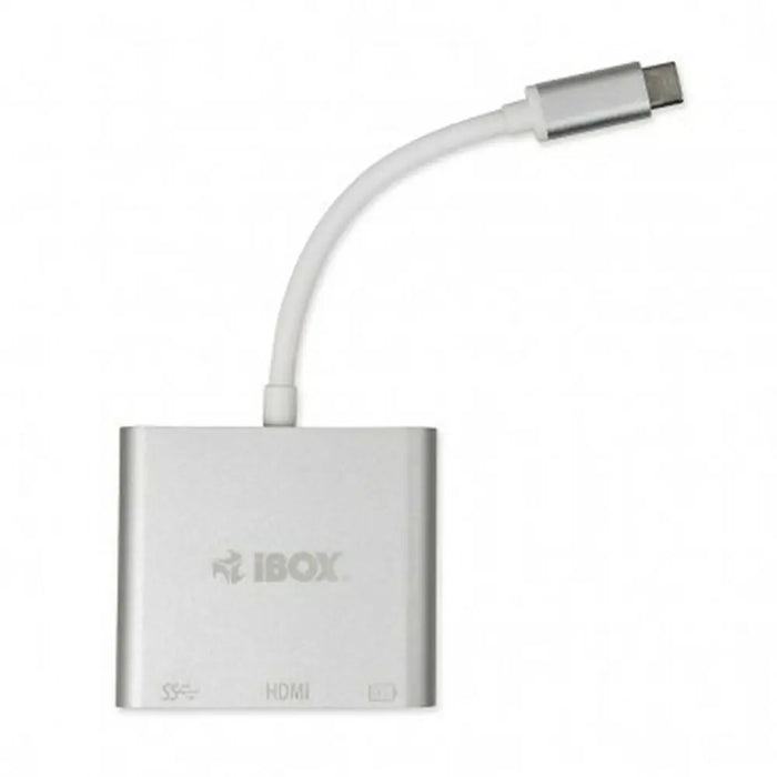 USB Hub Ibox IUH3CFT1 White Silver - HUB USB<<<Компютър Мрежи и компоненти<<<Компютри| Електроника<<<BigBuy&&&USB