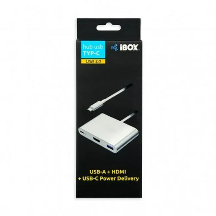 USB Hub Ibox IUH3CFT1 White Silver - HUB USB<<<Компютър Мрежи и компоненти<<<Компютри| Електроника<<<BigBuy&&&USB