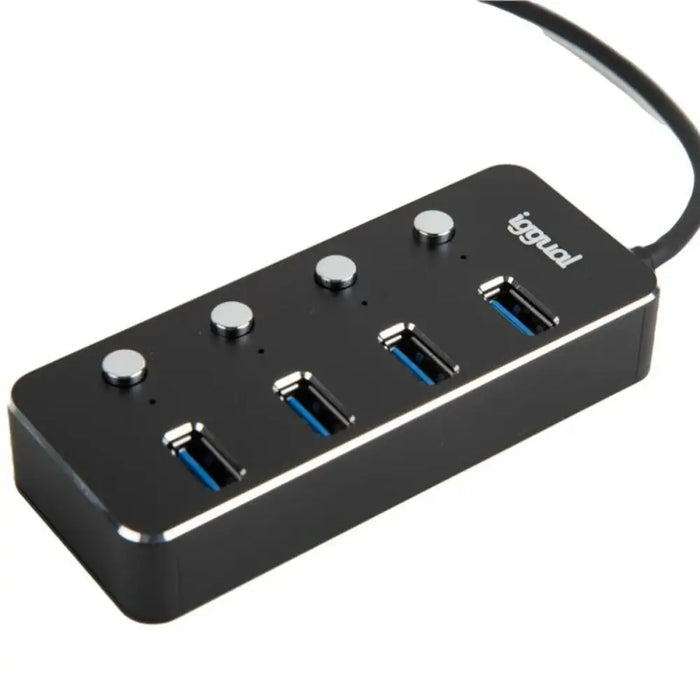 USB Hub iggual IGG318478 - HUB USB<<<Компютър Мрежи и компоненти<<<Компютри| Електроника<<<BigBuy