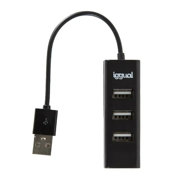 USB Hub iggual IGG318997 - Компютър Мрежи и компоненти<<<Компютри| Електроника<<<BigBuy&&&HUB USB<<<Компютър Мрежи и