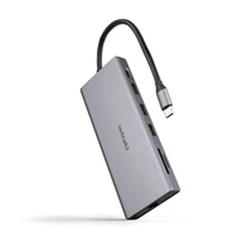 USB Hub NANOCABLE 10.16.4612 Grey 100 W - Компютър Мрежи и компоненти<<<Компютри| Електроника<<<BigBuy&&&HUB