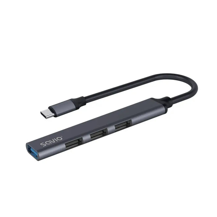 USB Hub Savio AK-71 - HUB USB<<<Компютър Мрежи и компоненти<<<Компютри| Електроника<<<BigBuy&&&AdaptersKBA-ADA<<<Cables