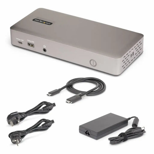 USB Hub Startech 150UE-USB4DOCKTRIPLE Grey - Компютър Мрежи и компоненти<<<Компютри| Електроника<<<BigBuy&&&HUB